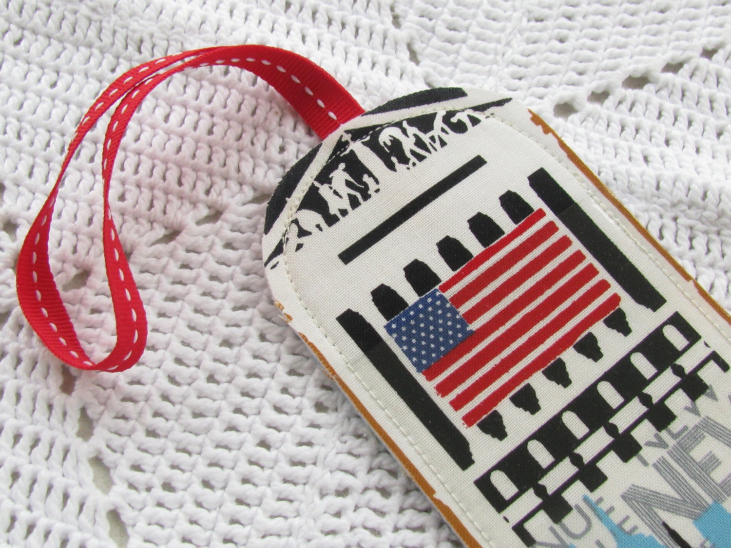 New York City Life Luggage Tag