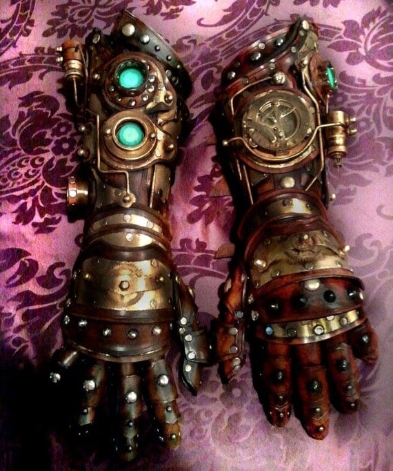 Custom made Steampunk Robot Arm gauntlet