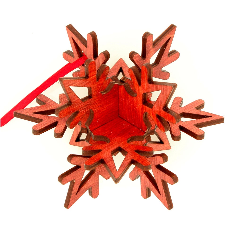 3D Snowflake Ornament
