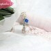 Crystal Cross Bridal Bouquet Charm