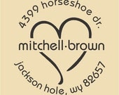 Mitchell-Brown Custom Return Address Design R046