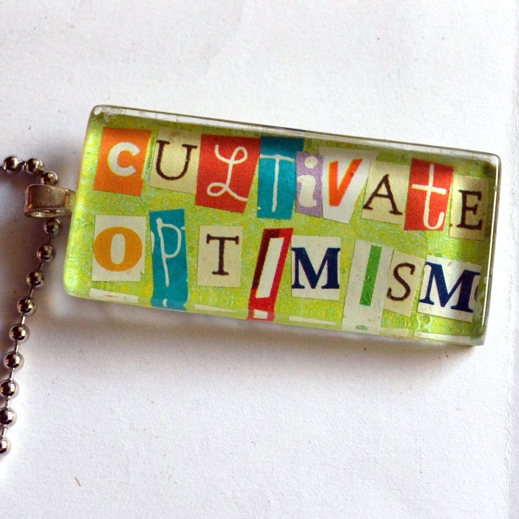 Cultivate Optimism Pendant