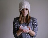slouchy hat textured winter hat / the icelandic / fisherman