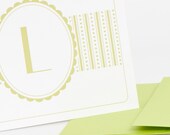 Geo Patterns Personalized Stationery (20) plus Matching Address Labels