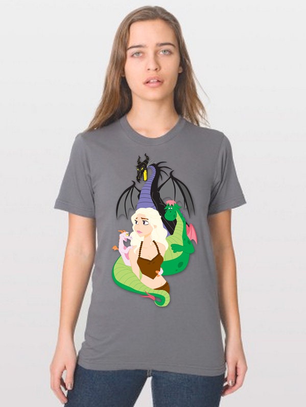 Mother Of Dragons T Shirt - Unisex - Disney / Game of Thrones Khaleesi Mashup