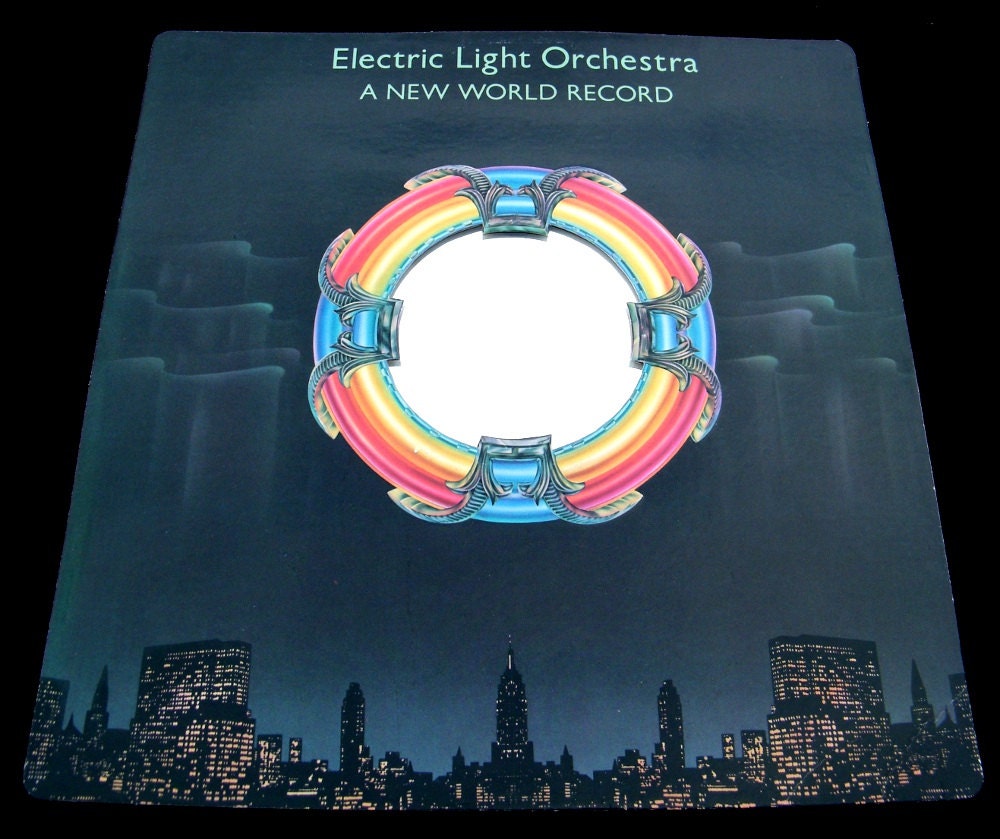 ELECTRIC LIGHT ORCHESTRA A New World Record Album Cover Mirror by oddartist