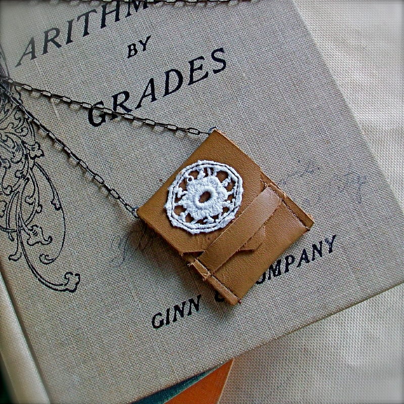 Near Your Heart Leather Trinket Keeper Necklace
