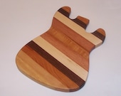 Guitar Cheese Cutting Board