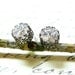 Sterling Silver One Carat "Diamond" Earring Studs - Swarovski CZ