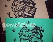 Hal the Cartoon Owl Screen Print limited edition Night Book Teddy Bear cute hand pulled Art