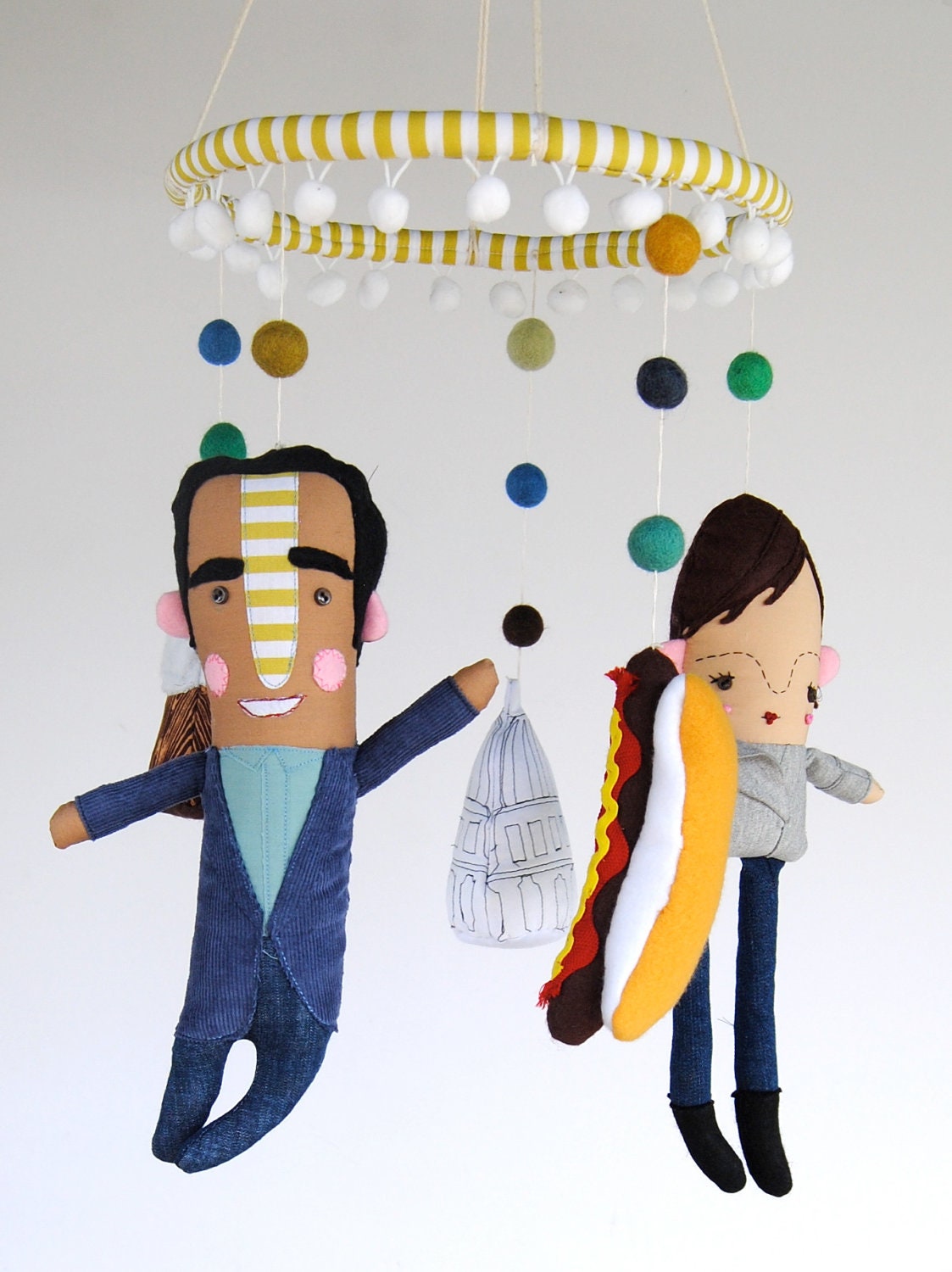 A Personalized Baby Mobile of the Wee One's Family