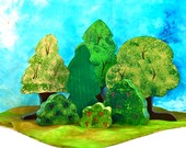 Wooden Toy, Summer Forest PLayset - Landscape Play