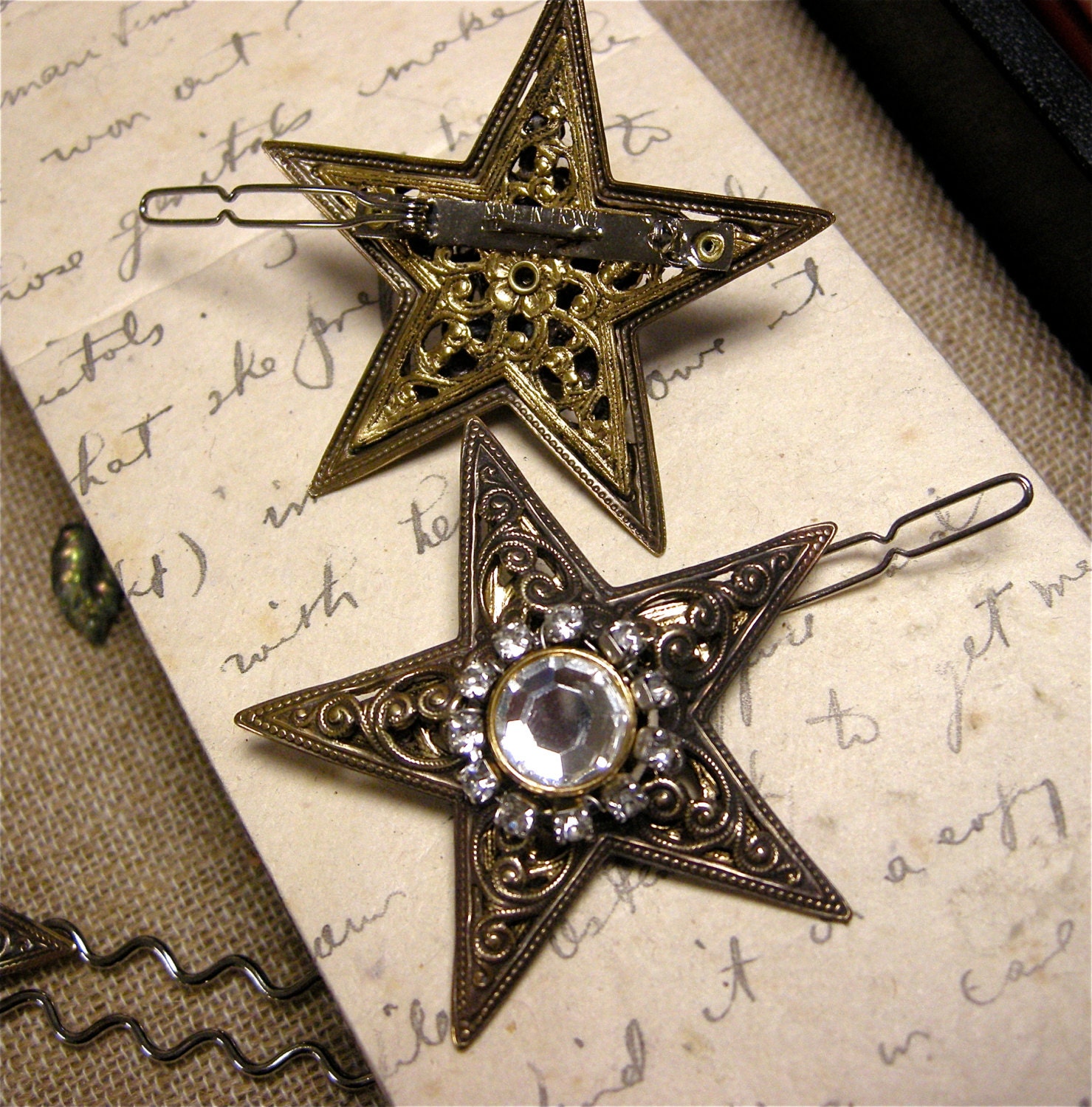 Jeweled Shooting Star Barrette (1)