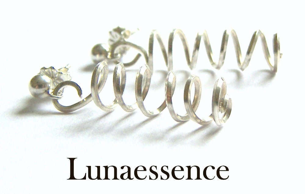 Sterling Silver Let's Twist  Earrings