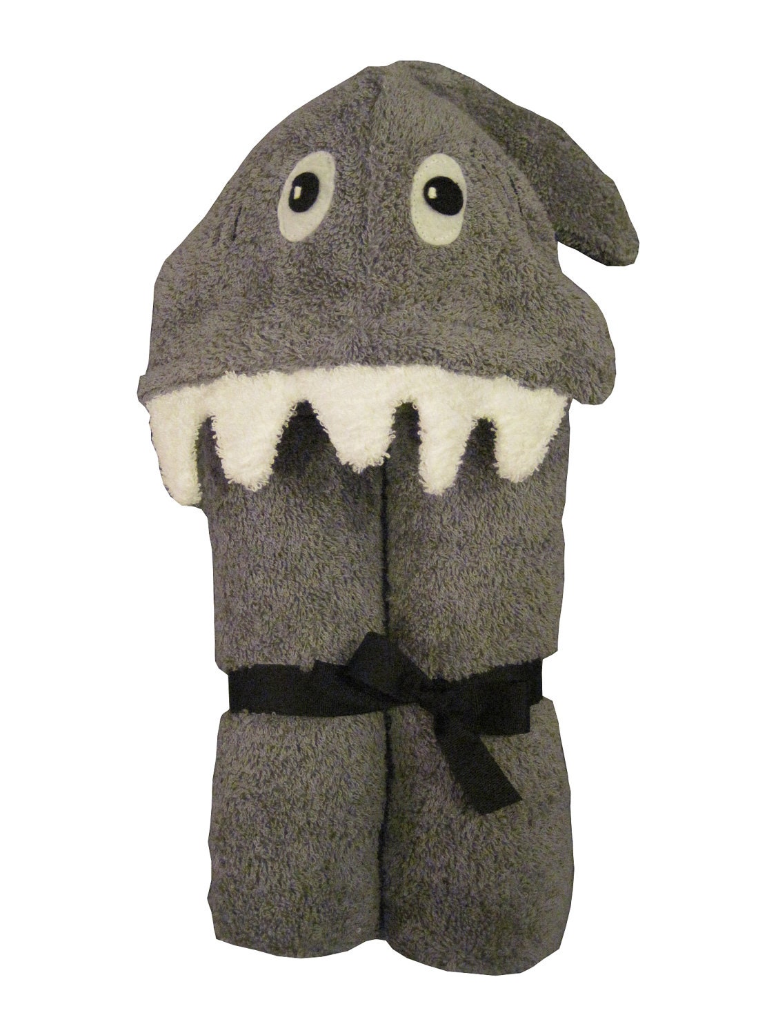Handmade Baby Shark hooded towel