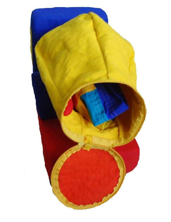 Bright Mixer with toolbelt, tools, bricks.  toy that grows with your child.