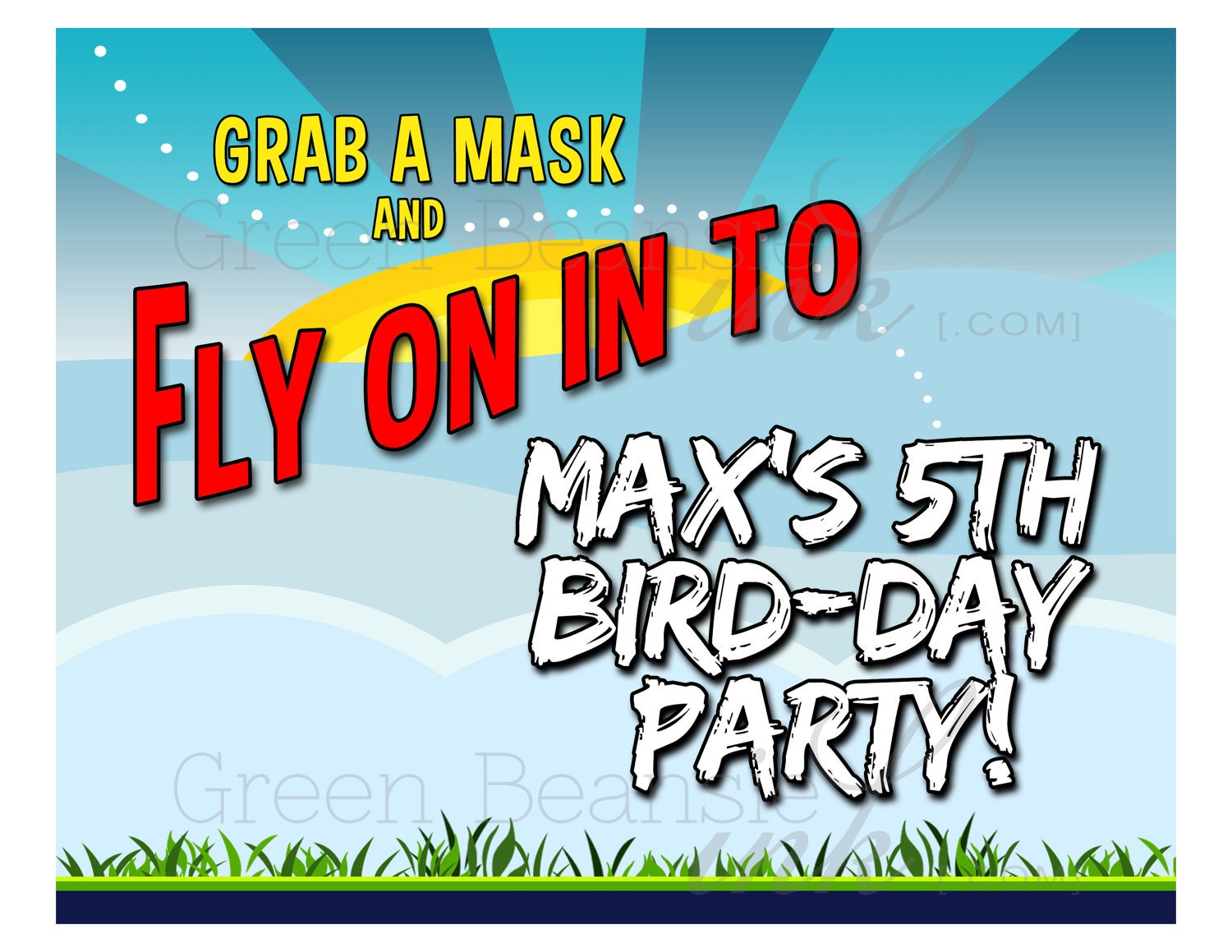 BIRDS Printable Welcome Sign Il_570xn