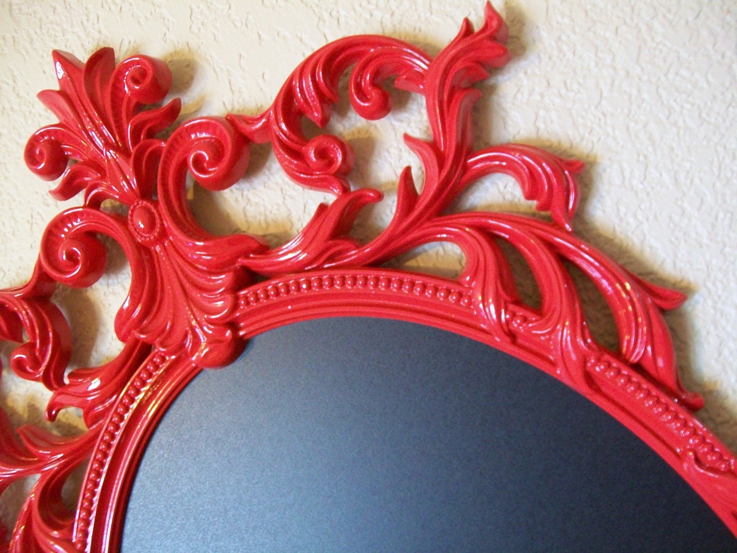 RED FRAMED CHALKBOARD-Baroque Ornate Vintage Framed Magnetic Chalkboard-Vintage Wall Mirror-Magnet Board-Memo Board-Wedding Signs-Any Color