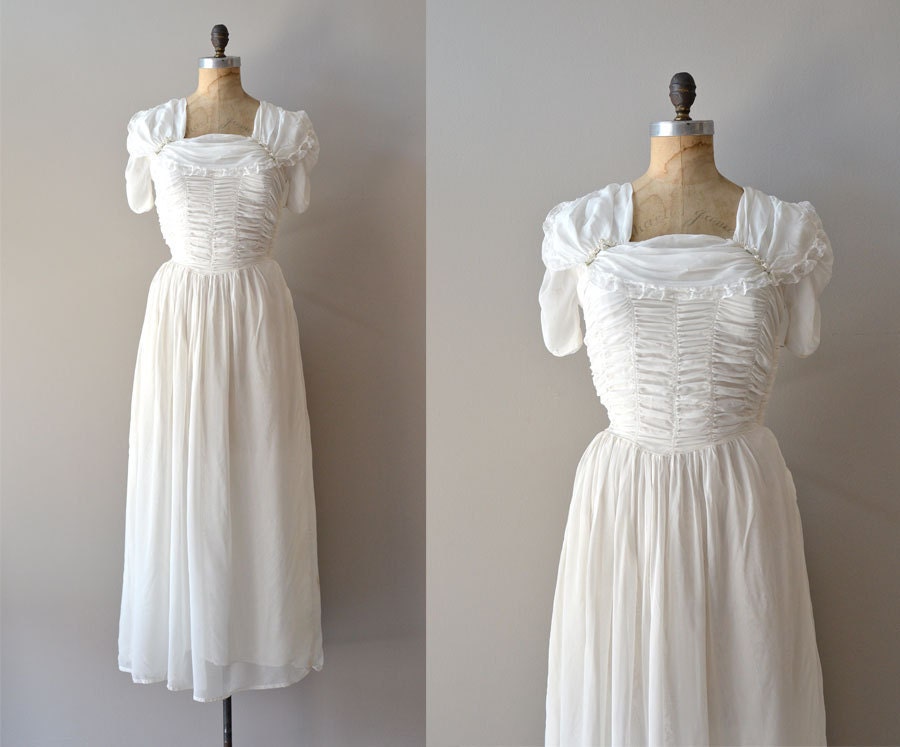 1930s dress / 30s wedding dress / Much Ado dress