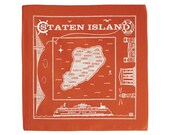 Staten Island bandanna - orange