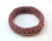 rust red herringbone weave turks head knot sailor rope bracelet large 2814