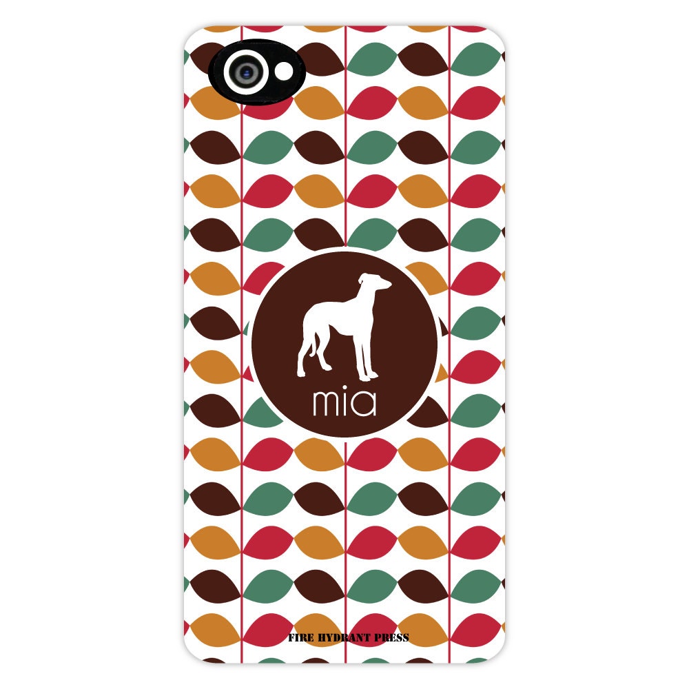 iPhone 5 Dog Silhouette Custom Phone Case Mod Fall Patterns