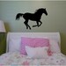 Large Running Horse vinyl wall art