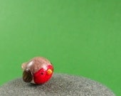Little Robin - Hand Sculpted Miniature Polymer Clay Animal