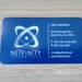 Custom Metal Business Card - Your graphic laser etched on Metal Cards