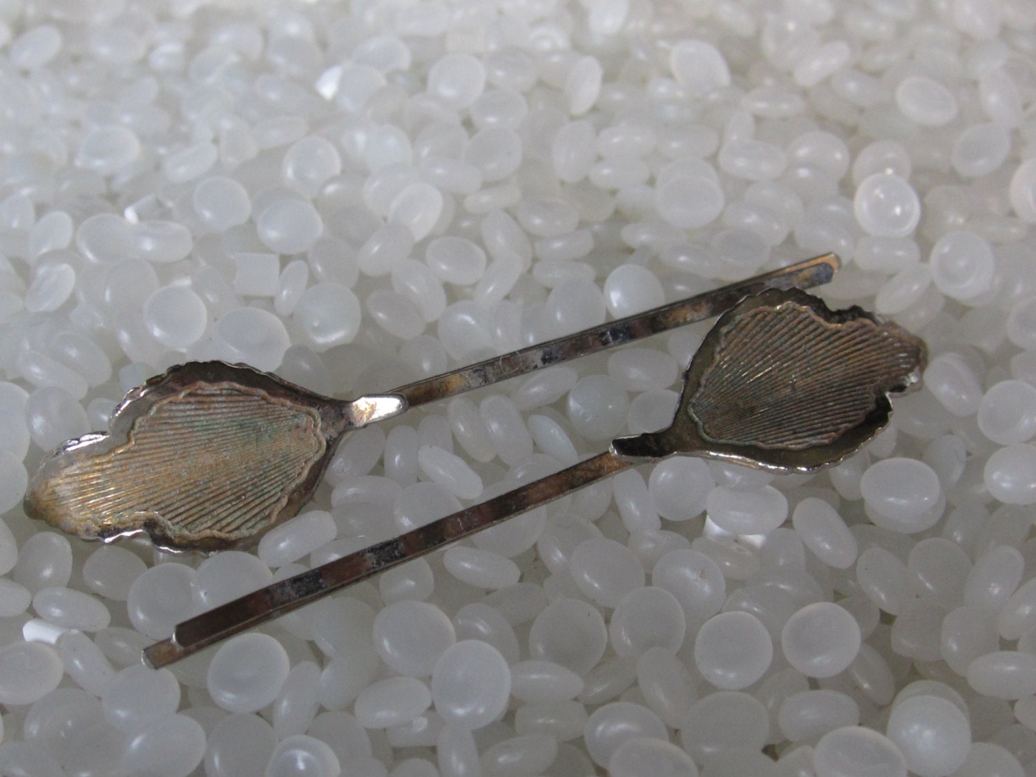 vintage rhinestone hairpin, etched vintage leaves, bridal updos