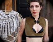Opium Den Keyhole Top S Taupe