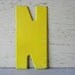 Metal Letter N Industrial Signage