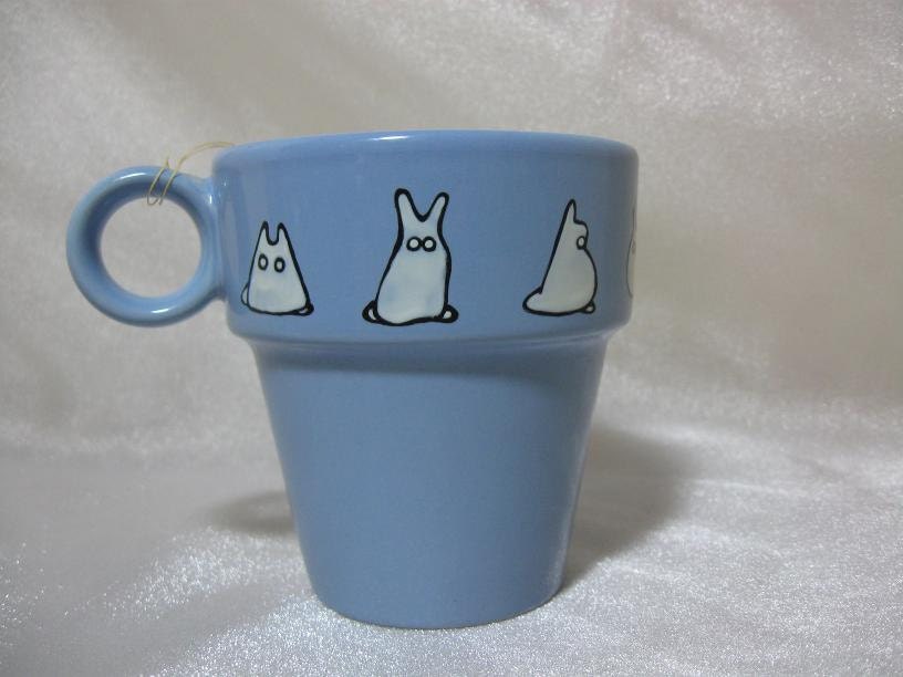 Blue Dancing Totoros Mug