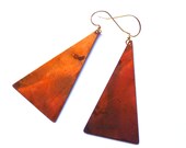 Isosceles triangle earrings