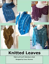 Knitted Leaves PDF 5 Hand Knitting Pattern Collection