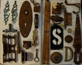 Antique Salvaged Assemblage Hardware Lot N0 32