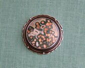 Ocean Jasper Ring, Necklace or Brooch in Reclaimed Silver (Finished to Order)
