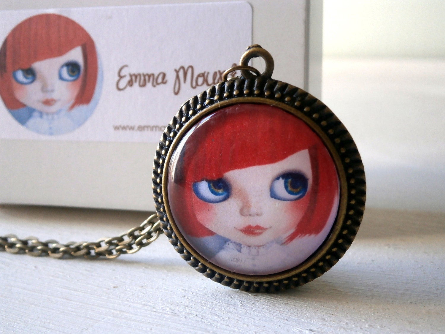 Blythe Doll Pendant Necklace Jewellery - Wearable Art