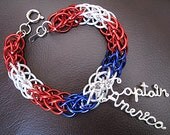 Avengers Captain America Chainmaille Bracelet