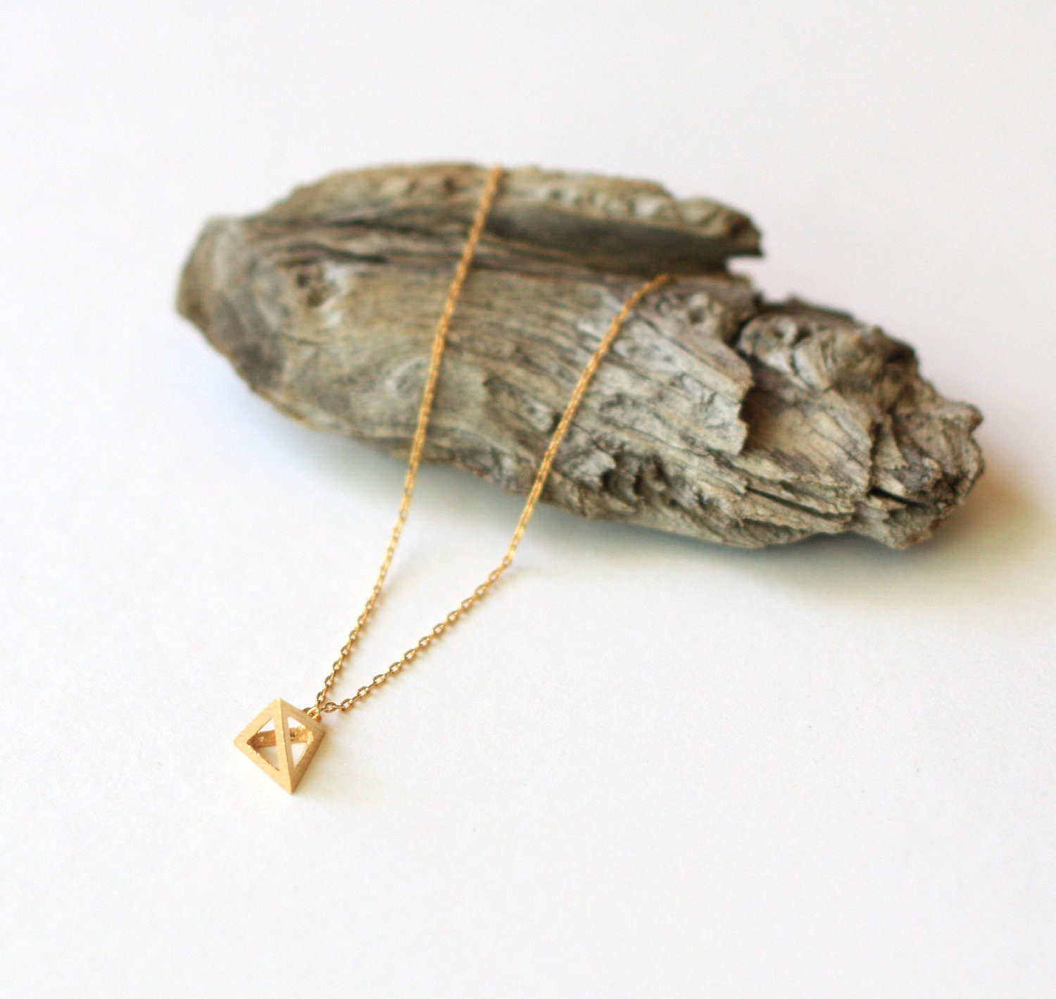 Open Pyramid Necklace