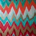 Jive Original ikat chevron 36x48 Painting by Jennifer Moreman