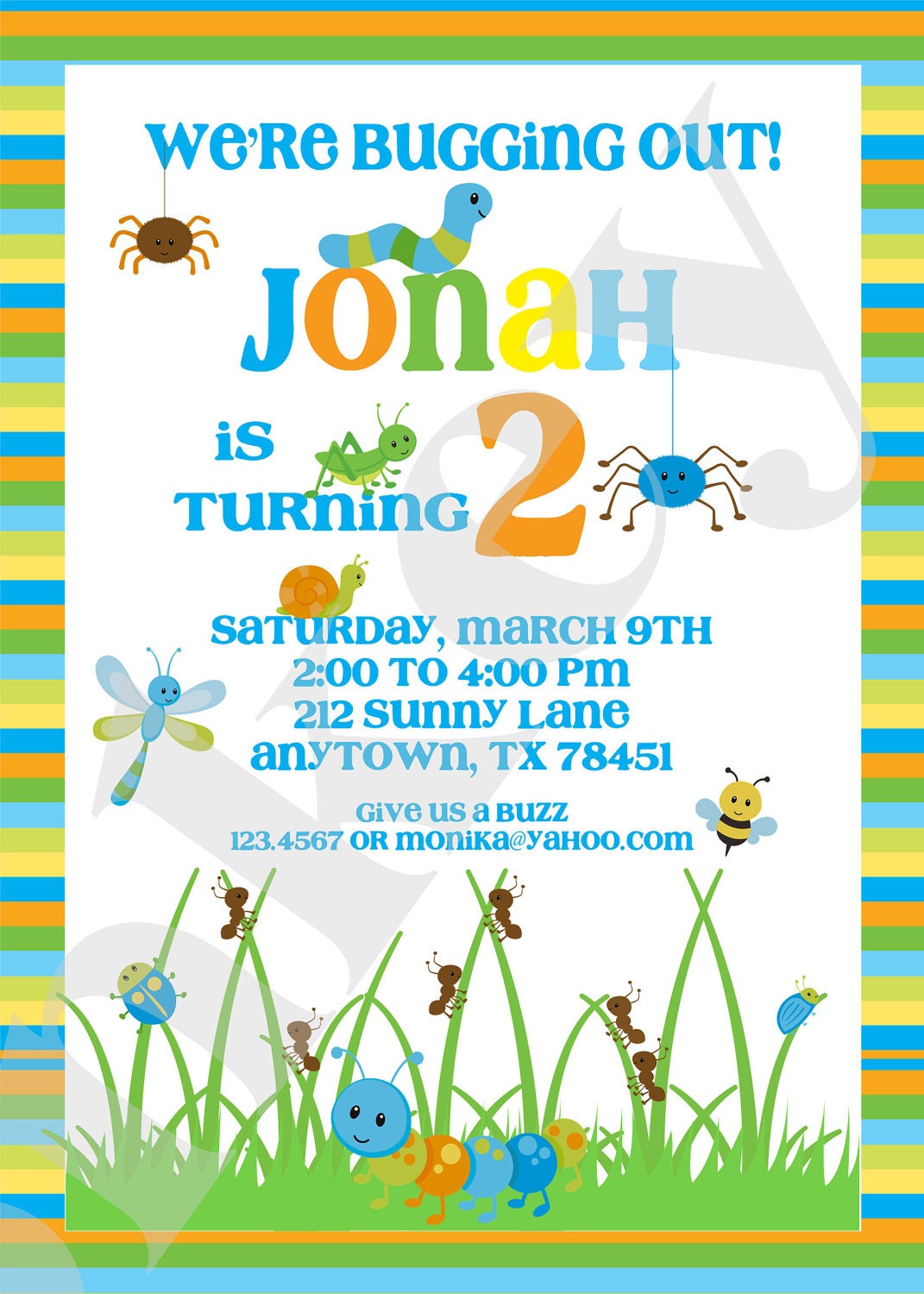 Little Bugs Birthday Invitations Il_170x135
