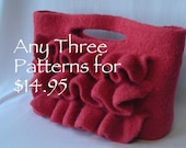 Any Three Knitting Patterns  from Lavender Hill Knits for 14.95 - you choose