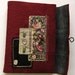 Roses Red - Wool Felt & Suede Embroidered Journal - Artist Book - Suede Lining - Hand Embellished - Ready to Ship