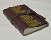 Unique Graduation Gift Idea - Vegan Faux Leather Journal/ Notebook-Rust