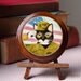 Grey Tabby Cat Army Soldier Wooden Plaque, Wall Hanging, Home Decor