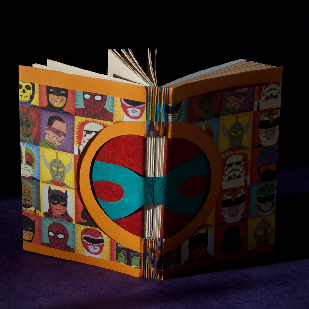 Blank Journal with Your Favorite Heros and Villains