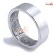 6mm Sterling Silver Custom Fingerprint Wedding/Commitment Ring with Double Wrap Prints