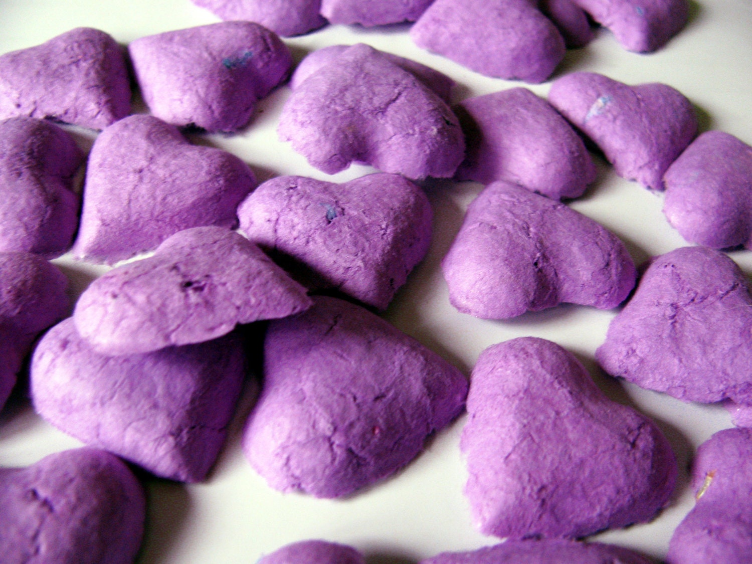 RESERVED for SHARAI - Seed Bomb in Purple and Heart Shaped