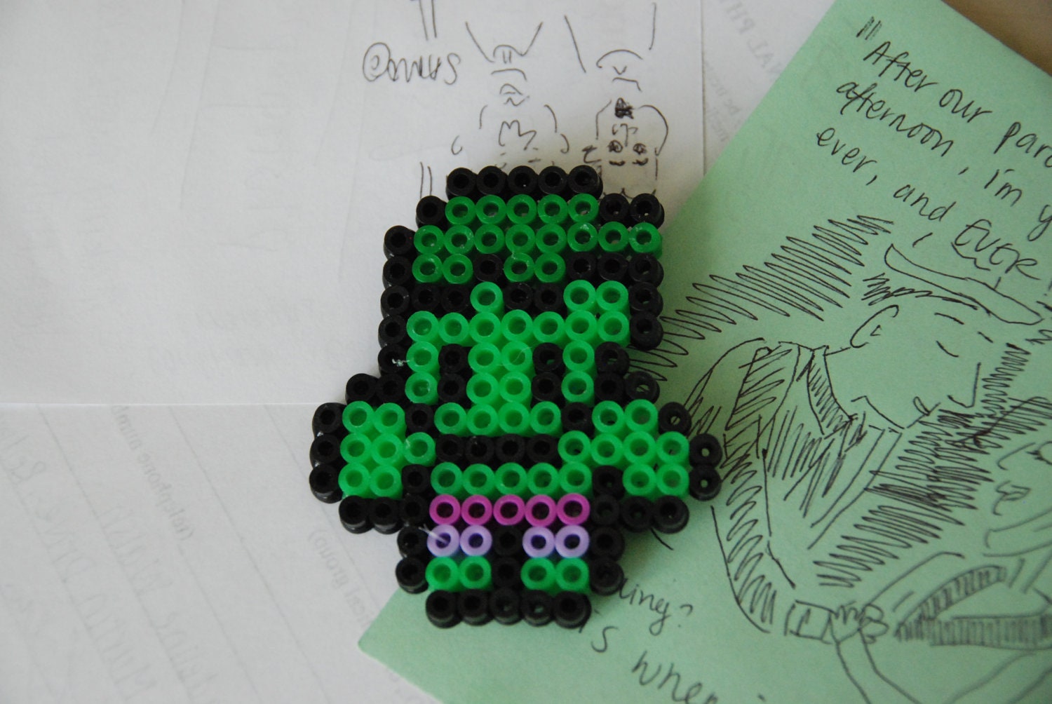 Tiny Hulk - Hama Pin